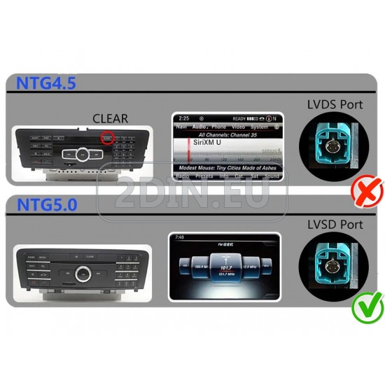 MERCEDES A-Class W176, GLA X156, CLA C117, G-CLASS W463 NTG 5.0 - МУЛТИМЕДИЯ Android 14